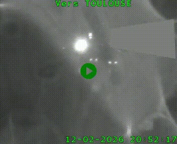 <h2>Caméra routière sur l'autoroute A20 à Noailles, en périphérie de Brive-la-Gaillarde. Vue orientée vers Toulouse</h2>