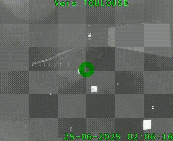 <h2>Caméra routière sur l'autoroute A20 à Noailles, en périphérie de Brive-la-Gaillarde. Vue orientée vers Toulouse</h2>
