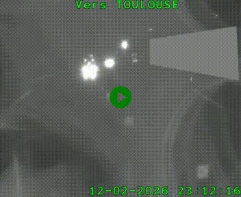 <h2>Caméra routière sur l'autoroute A20 à Noailles, en périphérie de Brive-la-Gaillarde. Vue orientée vers Toulouse</h2>