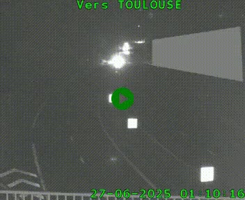 <h2>Caméra routière sur l'autoroute A20 à Noailles, en périphérie de Brive-la-Gaillarde. Vue orientée vers Toulouse</h2>