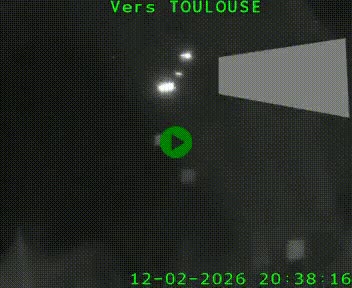 Caméra routière sur l'autoroute A20 à Noailles, en périphérie de Brive-la-Gaillarde. Vue orientée vers Toulouse