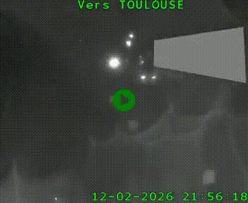 <h2>Caméra routière sur l'autoroute A20 à Noailles, en périphérie de Brive-la-Gaillarde. Vue orientée vers Toulouse</h2>