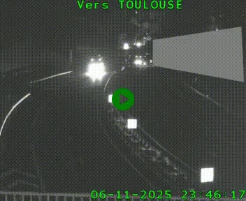 <h2>Caméra routière sur l'autoroute A20 à Noailles, en périphérie de Brive-la-Gaillarde. Vue orientée vers Toulouse</h2>