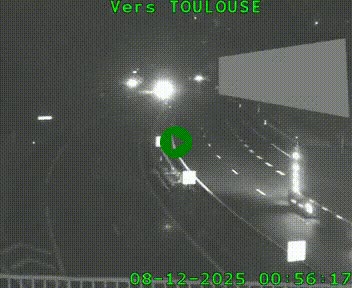 <h2>Caméra routière sur l'autoroute A20 à Noailles, en périphérie de Brive-la-Gaillarde. Vue orientée vers Toulouse</h2>