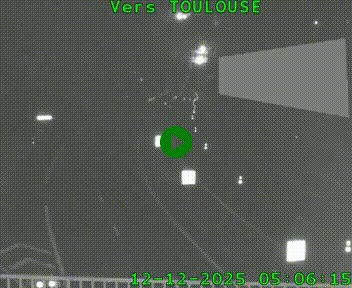 <h2>Caméra routière sur l'autoroute A20 à Noailles, en périphérie de Brive-la-Gaillarde. Vue orientée vers Toulouse</h2>