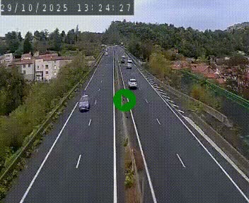 Caméra autoroute A75 à hauteur de Coudes, en direction de Clermont-Ferrand