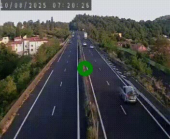 <h2>Caméra autoroute A75 à hauteur de Coudes, en direction de Clermont-Ferrand</h2>