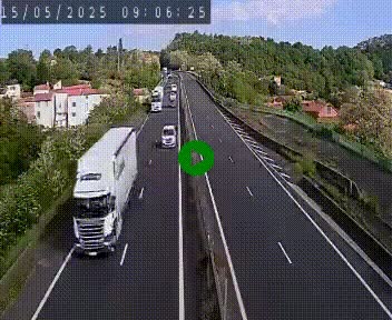 <h2>Caméra autoroute A75 à hauteur de Coudes, en direction de Clermont-Ferrand</h2>