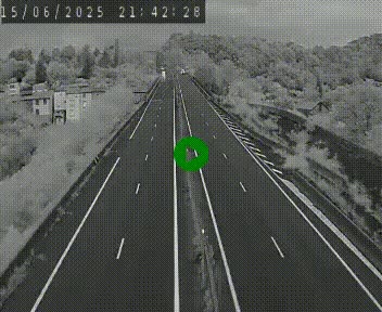 Caméra autoroute A75 à hauteur de Coudes, en direction de Clermont-Ferrand