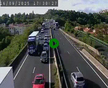 Caméra autoroute A75 à hauteur de Coudes, en direction de Clermont-Ferrand