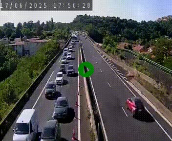 Caméra autoroute A75 à hauteur de Coudes, en direction de Clermont-Ferrand