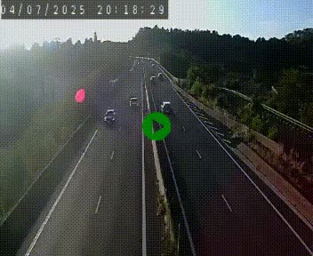 Caméra autoroute A75 à hauteur de Coudes, en direction de Clermont-Ferrand