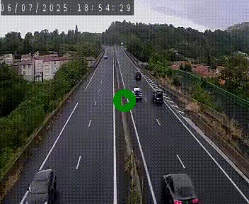 Caméra autoroute A75 à hauteur de Coudes, en direction de Clermont-Ferrand