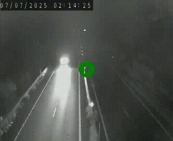 Caméra autoroute A75 à hauteur de Coudes, en direction de Clermont-Ferrand