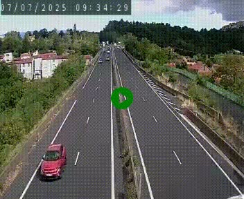 Caméra autoroute A75 à hauteur de Coudes, en direction de Clermont-Ferrand