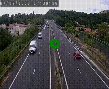 Caméra autoroute A75 à hauteur de Coudes, en direction de Clermont-Ferrand