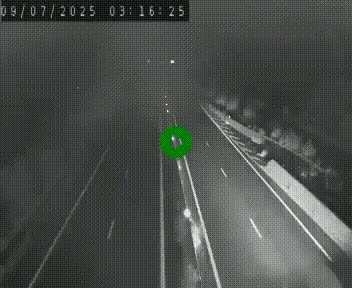 Caméra autoroute A75 à hauteur de Coudes, en direction de Clermont-Ferrand