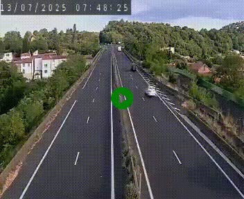 Caméra autoroute A75 à hauteur de Coudes, en direction de Clermont-Ferrand