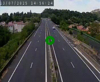 Caméra autoroute A75 à hauteur de Coudes, en direction de Clermont-Ferrand