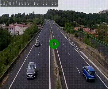 Caméra autoroute A75 à hauteur de Coudes, en direction de Clermont-Ferrand