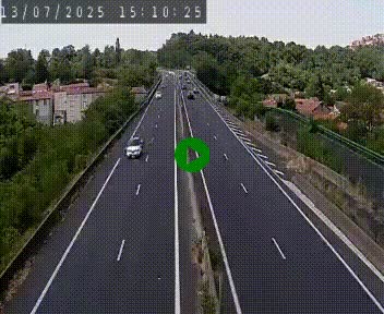 Caméra autoroute A75 à hauteur de Coudes, en direction de Clermont-Ferrand