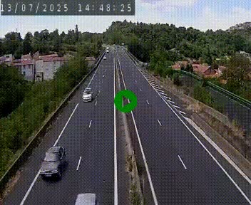 Caméra autoroute A75 à hauteur de Coudes, en direction de Clermont-Ferrand