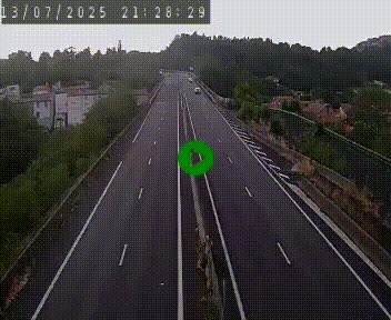Caméra autoroute A75 à hauteur de Coudes, en direction de Clermont-Ferrand