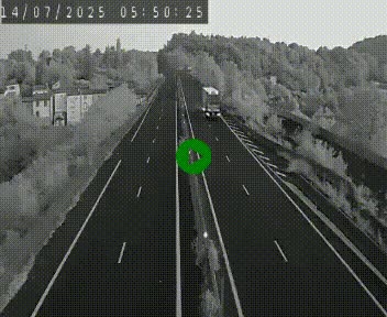 Caméra autoroute A75 à hauteur de Coudes, en direction de Clermont-Ferrand