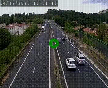 Caméra autoroute A75 à hauteur de Coudes, en direction de Clermont-Ferrand