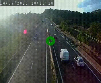 Caméra autoroute A75 à hauteur de Coudes, en direction de Clermont-Ferrand