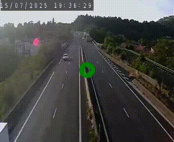 Caméra autoroute A75 à hauteur de Coudes, en direction de Clermont-Ferrand