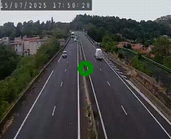 Caméra autoroute A75 à hauteur de Coudes, en direction de Clermont-Ferrand