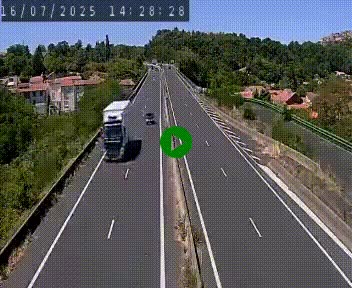 Caméra autoroute A75 à hauteur de Coudes, en direction de Clermont-Ferrand