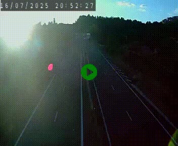 Caméra autoroute A75 à hauteur de Coudes, en direction de Clermont-Ferrand