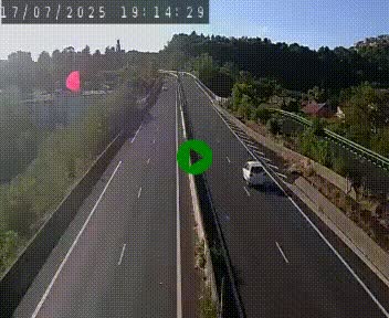 Caméra autoroute A75 à hauteur de Coudes, en direction de Clermont-Ferrand