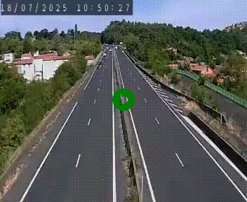 Caméra autoroute A75 à hauteur de Coudes, en direction de Clermont-Ferrand