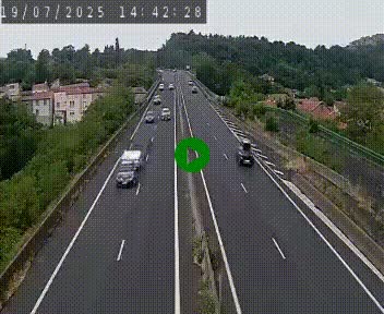 Caméra autoroute A75 à hauteur de Coudes, en direction de Clermont-Ferrand