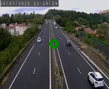 Caméra autoroute A75 à hauteur de Coudes, en direction de Clermont-Ferrand