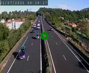 Caméra autoroute A75 à hauteur de Coudes, en direction de Clermont-Ferrand