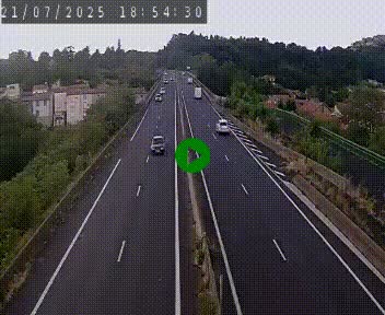 Caméra autoroute A75 à hauteur de Coudes, en direction de Clermont-Ferrand