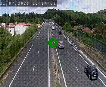 Caméra autoroute A75 à hauteur de Coudes, en direction de Clermont-Ferrand