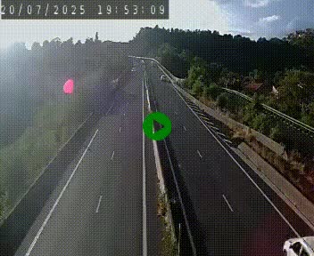 Caméra autoroute A75 à hauteur de Coudes, en direction de Clermont-Ferrand