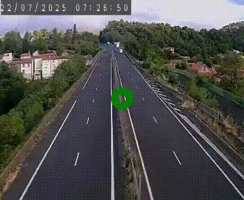 Caméra autoroute A75 à hauteur de Coudes, en direction de Clermont-Ferrand