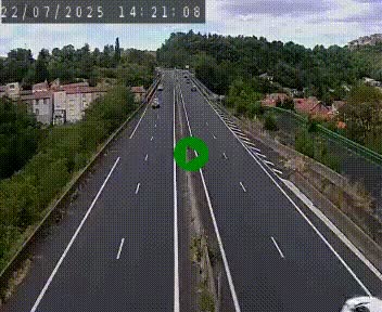 Caméra autoroute A75 à hauteur de Coudes, en direction de Clermont-Ferrand
