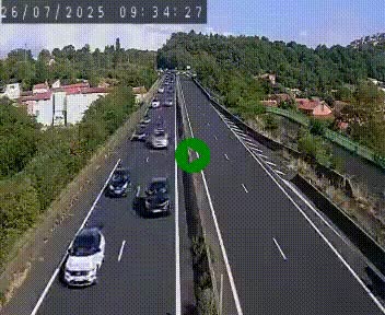 Caméra autoroute A75 à hauteur de Coudes, en direction de Clermont-Ferrand
