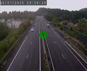 Caméra autoroute A75 à hauteur de Coudes, en direction de Clermont-Ferrand