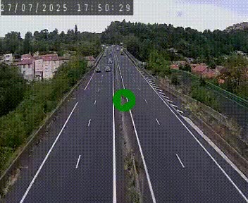 Caméra autoroute A75 à hauteur de Coudes, en direction de Clermont-Ferrand
