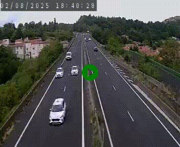Caméra autoroute A75 à hauteur de Coudes, en direction de Clermont-Ferrand
