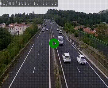 Caméra autoroute A75 à hauteur de Coudes, en direction de Clermont-Ferrand