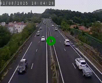 Caméra autoroute A75 à hauteur de Coudes, en direction de Clermont-Ferrand